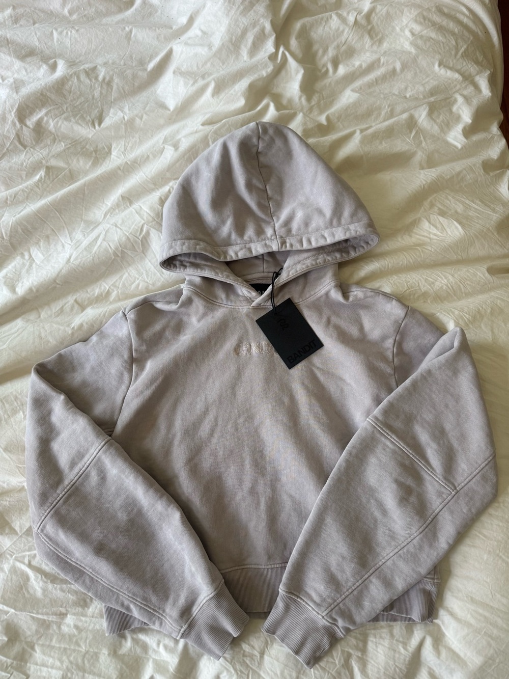 Bandit Cropped Hooded Sweatshirt